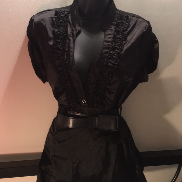 Womens black blouse - Picture 4 of 4